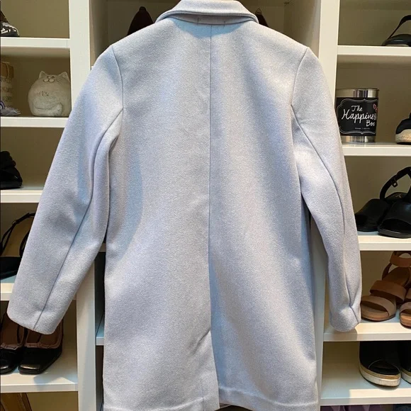 Banana Republic Light Blue Coat - GUC. Size S. - Picture 8 of 12